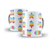 Caneca Porcelana Presente Infantil Pop It Fidget Toys