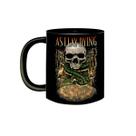 Caneca Porcelana Preta Banda As I Lay Dying Metal Anos 2000
