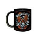 Caneca Porcelana Preta Banda Foo Fighters Hard Rock Grunge Caneca Porcelana Preta Banda Foo Fighters Hard Rock Grunge