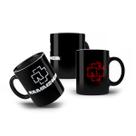 Caneca Porcelana Preta Banda Rammstein Metal Alemão Rock Caneca Porcelana Preta Banda Rammstein Metal Alemão Rock