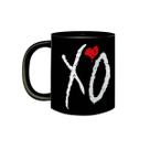 Caneca Porcelana Preta Banda The Weeknd XO Save Your Tears