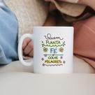 Caneca Porcelana Quem Planta Fé Colhe Milagres Est.FrasesPandoca Pan9 - Zlprint