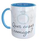 Caneca Porcelana Quer Casar Comigo Caneca Porcelana Quer Casar Comigo