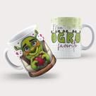 Caneca Porcelana Romântica Meu Ogro - LOV-06 Caneca Porcelana Romântica Meu Ogro - LOV-06