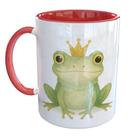 Caneca Porcelana Sapo Príncipe Sapinho Caneca Porcelana Sapo Príncipe Sapinho