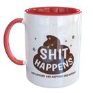 Caneca Porcelana Shit Happens