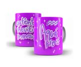 Caneca Porcelana Signo Aquário 06 Caneca Porcelana Signo Aquário 06