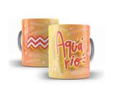 Caneca Porcelana Signo Aquário 07
