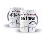 Caneca Porcelana Signo Flork Áries Ariana