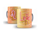 Caneca Porcelana Signo Leão 07