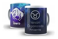 Caneca Porcelana Signo Touro Com Características