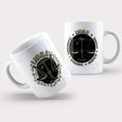 Caneca Porcelana Signo Zodíaco Horóscopo Libra - SIG-LIB-02