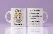 Caneca porcelana signos cute leonina 325ml