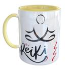 Caneca Porcelana Símbolo Reiki Raku Zen