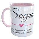 Caneca Porcelana Sogra Mãe do Amor da minha Vida Caneca Porcelana Sogra Mãe do Amor da minha Vida