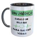 Caneca Porcelana Sou Médico Medicina
