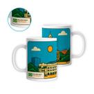 Caneca Porcelana Souvenir Turístico Sala São Paulo 325ml