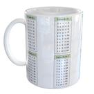 Caneca Porcelana Tabuada Matematica