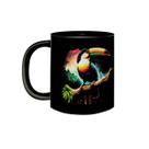 Caneca Porcelana Tucano Amazônia Brasil Premium 325mL