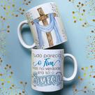 Caneca porcelana tudo parecia o fim mas na verdade era só o começo 325 ml