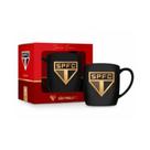 Caneca porcelana urban 300 ml são paulo serie ouro 12623 brasfoot