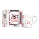 Caneca Porcelana Urban 300ml Amor De Mae O Melhor 480ml