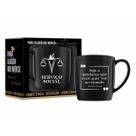 Caneca porcelana urban 300ml cursos - serviço social