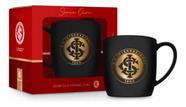 Caneca porcelana urban 300ml times - inter serie ouro