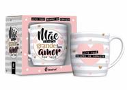 Caneca porcelana urban 360ml - mãe grande amor - BRASFOOT