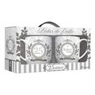 Caneca Porcelana Urban C/2un Bodas De Prata