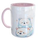 Caneca Porcelana Urso Polar Fofinho