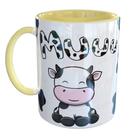 Caneca Porcelana Vaca Vaquinha Fofa