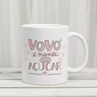 Caneca Porcelana Vovó é Mamãe com Açúcar Est. Pan 20 - Dia das Mães Zlprint Caneca Porcelana Vovó é Mamãe com Açúcar Est. Pan 20 - Dia das Mães Zlprint