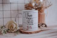 Caneca Porcelana Vovó Estou a Caminho Vovô Chá Revelação Chá de Bebê Gravidez Vó Vô