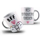 Caneca Porcelana Xícara Meme Bento Cake Flork BFF Best Fofoqueiras Forever - MEGA OFERTA!