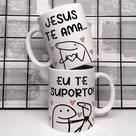 Caneca Porcelana Xícara Personalizada Flork Jesus Te Ama Meme Divertida - MEGA OFERTA! Caneca Porcelana Xícara Personalizada Flork Jesus Te Ama Meme Divertida - MEGA OFERTA!