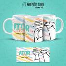 Caneca Porecelana Personalizada Profissão Ator Flork trabalho C/Nome- MEGA OFERTA!