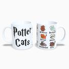 Caneca Potter Cat -Entre no Mundo Mágico dos Gatos