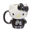 Caneca Prateada Buffalo Sanrio Hello Kitty Halloween 600ml