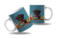 Caneca Presente Cachorro Cozinheiro Chefes Cozinha Profissão