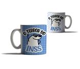 Caneca Presente Dia dos Pais Te amo Terror do INSS Humor HD