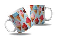 Caneca Presente Estampa de Sorvete Sorvetinhos Fofo Cute Caneca Presente Estampa de Sorvete Sorvetinhos Fofo Cute