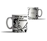 Caneca Presente Feliz Dia dos Pais Declaração Pai Ciclista