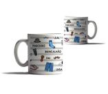 Caneca Presente Feliz Dia dos Pais Super Pai Frases Amor