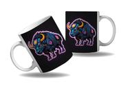 Caneca Presente Geek Nerd Cyberpunk Animal Bufalo Tecno HD Caneca Presente Geek Nerd Cyberpunk Animal Bufalo Tecno HD