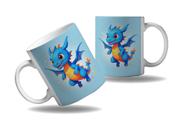 Caneca Presente Geek Nerd Dragãozinhos Coloridos Dragão HD Caneca Presente Geek Nerd Dragãozinhos Coloridos Dragão HD