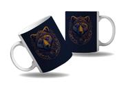 Caneca Presente Geek Nerd Tecno Vapor Steampunk Urso Marrom