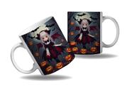 Caneca Presente Halloween Terror Vampiras Morcegos Bruxas Caneca Presente Halloween Terror Vampiras Morcegos Bruxas