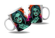 Caneca Presente Halloween Terror Zumbis Zombies Morto Vivo