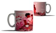Caneca Presente Namorados Casal Desenho Amor Diversidade 2